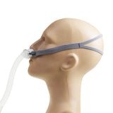 新款 AirFit P10 鼻枕面罩，配備可調節頭帶